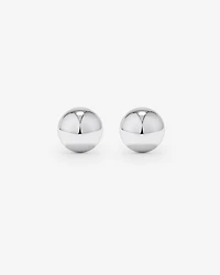 Boucles d'oreilles clous en forme de boule de mm en argent sterling