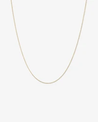 50cm (20") Fine Curb Chain in 10kt Yellow Gold