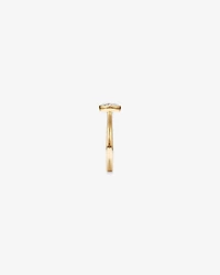 Bague de fiançailles solitaire sertie clos en diamant rond brillant de 1,25 carat TW, en or jaune 14 kt