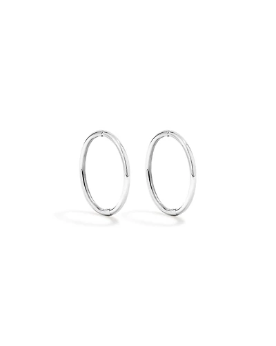 14mm Sleeper Earrings in Sterling Silver