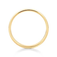 3mm Half Round Wedding Band in 10kt Rose Gold