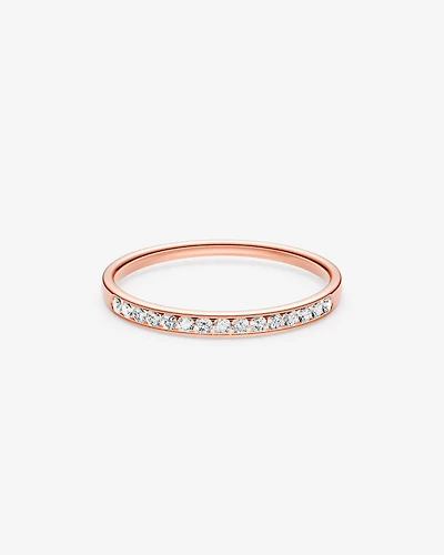 Wedding Band with 0.15 Carat TW of Diamonds in 14kt White Gold