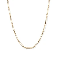5.00mm Wide Paperclip 3 and 1 Chain in 10kt Yellow Gold