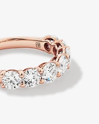 2.00 Carat TW Round Brilliant Laboratory-Grown Diamond Wedding Ring in 14kt White Gold