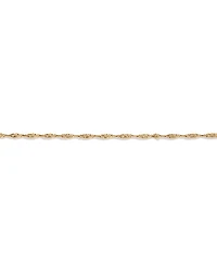 19cm (7.5") Singapore Bracelet in 10kt Yellow Gold
