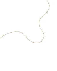 45cm (18") 2mm-2.5mm Width Adjustable Bead Necklace in 10kt Yellow Gold