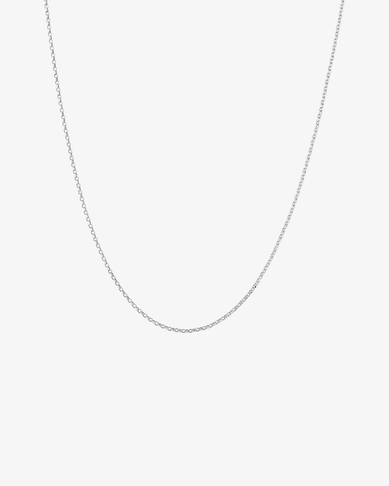 Chaîne belcher de cm en or jaune 18 K avec diamants, largeur de 1 à 1,5 mm