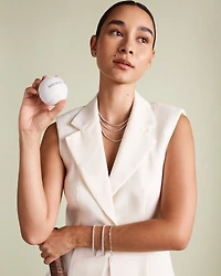 Collier de tennis en diamants cultivés en laboratoire TW de 4,00 carats serti en or blanc 10 carats