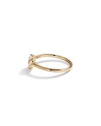 Australian Opal & Diamond Accent Ring in 10kt Yellow Gold