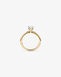 1.25 Carat TW Pear Laboratory-Grown Diamond Solitaire Engagement ring in 14kt Yellow and White Gold
