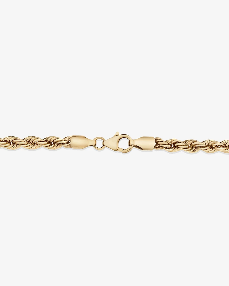 55cm (22") Rope Chain in 10kt Yellow Gold