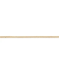 50cm (20") 2.95mm Width Semi Solid Diamond Cut Curb Chain in 10kt Yellow Gold