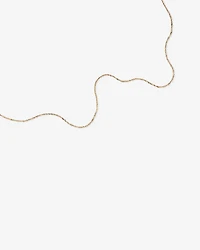 45cm (18") 1mm-1.5mm Width Hollow Singapore Chain in 10kt Yellow Gold