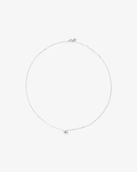0.23 Carat TW Emerald Diamond Halo Pendant in 10kt White Gold