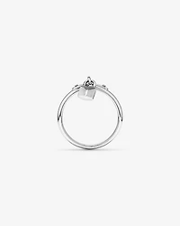 Signature Lock Ring Sterling Silver
