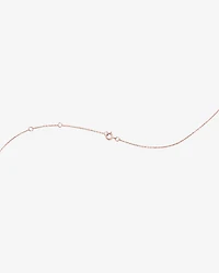 4 Leaf Clover Pendant With Diamonds In 10kt Rose Gold