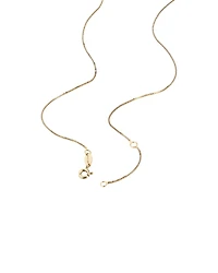 45cm (18") 0.66mm Width Box Chain in 18kt Yellow Gold
