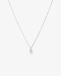 0.50 Carat TW Flawless Diamond Solitaire Pendant in 18kt White Gold
