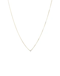Necklace With 0.08 Carat TW Diamonds in 10kt Yellow Gold