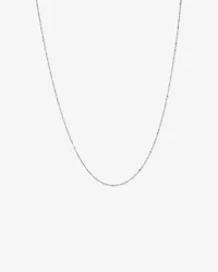 45cm (18") 1mm-1.5mm Width Hollow Singapore Chain in 10kt Yellow Gold