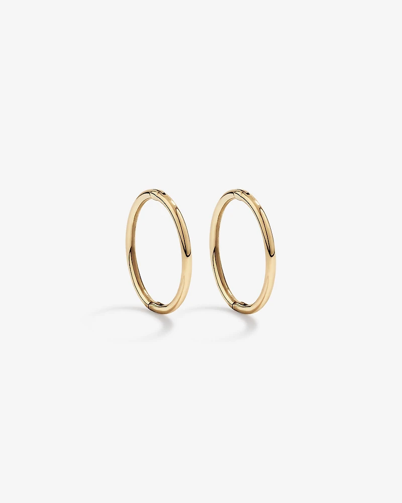 12mm Sleepers in 10kt Rose Gold