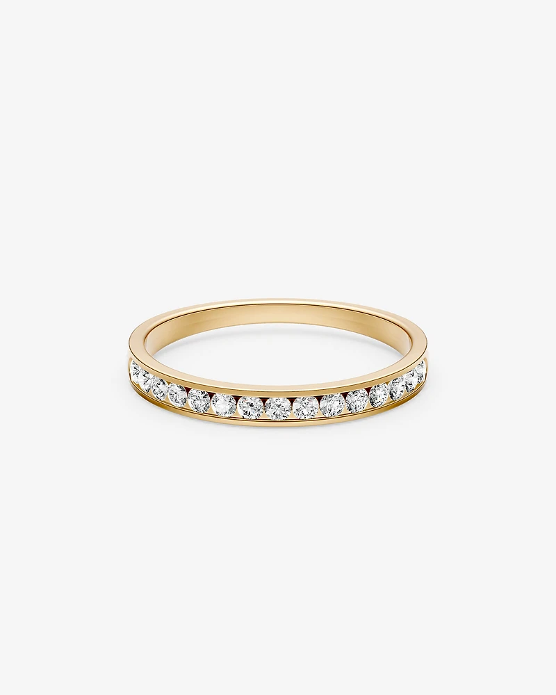 0.25 Carat TW Channel Set Diamond Wedding Ring in 14kt Gold
