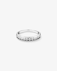 Bague de mariage en or blanc 14 carats avec diamants d'un total de 0,50 carat, sertis en canal, modèle Evermore.