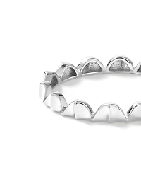 Bague Signature Connect Courbée en Argent Sterling