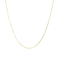 45cm (18") Box Chain in 10kt Yellow Gold