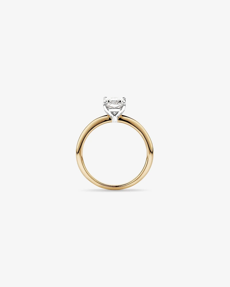 1.25 Carat TW Radiant Laboratory-Grown Diamond Solitaire Engagement Ring in 14kt White Gold
