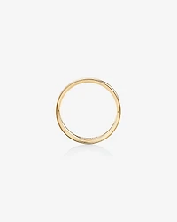 6mm Reverse Bevelled Wedding Band in 10kt Yellow Gold
