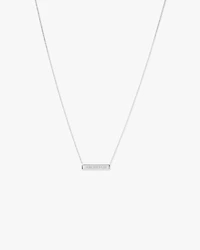 Bar Necklace in Sterling Silver