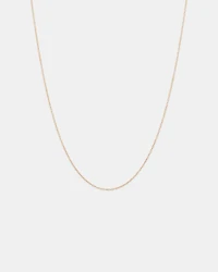 45cm (17") 0.95mm Width Solid Cable Chain In 10kt  Rose Gold