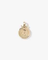 Full Sovereign Medallion Pendant in 10kt and 22kt Yellow Gold