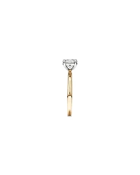 1.00 Carat TW Round Brilliant Diamond Solitaire Engagement Ring in 14kt White and Yellow Gold