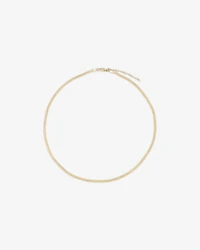 45cm (18”) 2mm-2.5mm Width Herringbone Chain in 10kt Yellow Gold