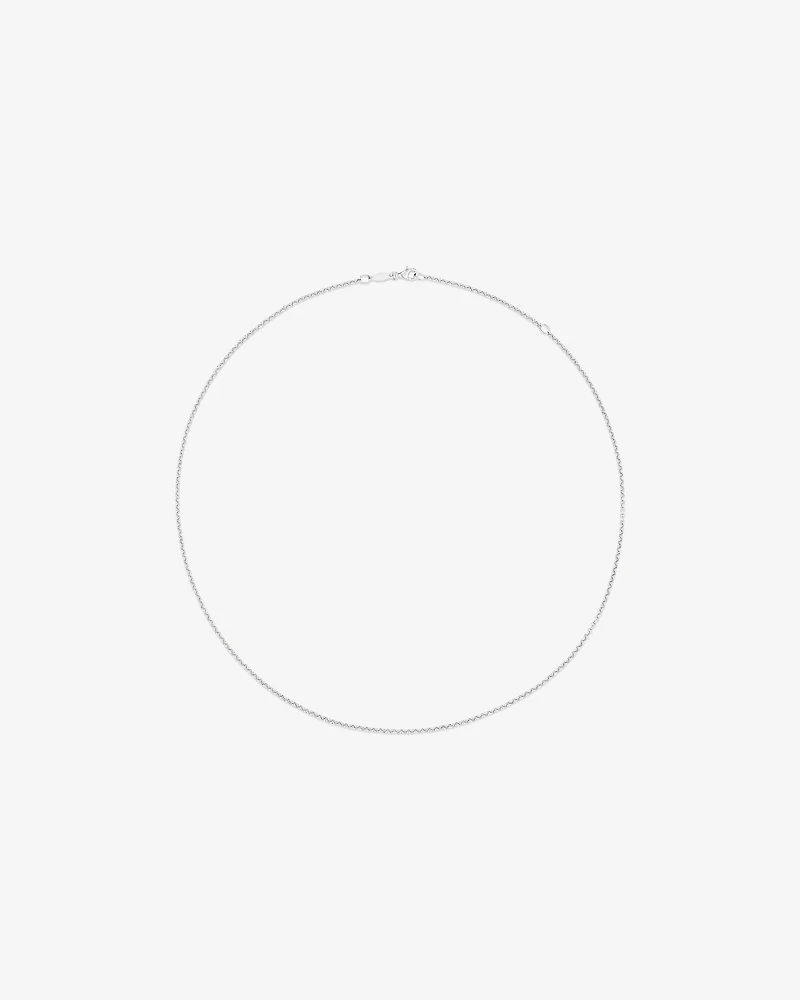 50cm (20") 1.8mm Width Belcher Chain Necklace in Sterling Silver