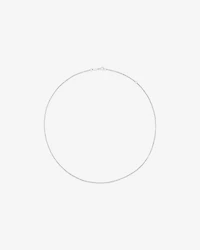 50cm (20") 1.8mm Width Belcher Chain Necklace in Sterling Silver
