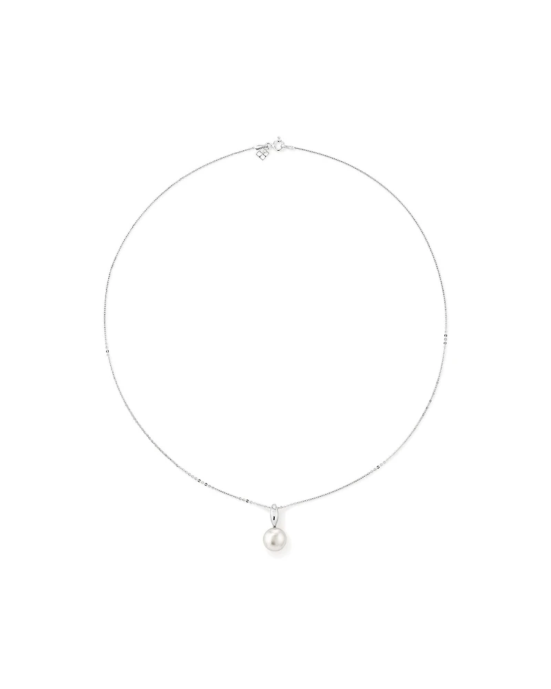 Pendant with Cultured Freshwater Pearl in Sterling Silver
