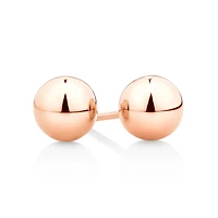 7mm Ball Stud Earrings in 10kt Yellow Gold