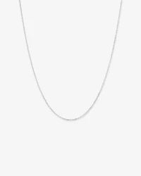 50cm (20") 1.8mm Width Belcher Chain Necklace in Sterling Silver