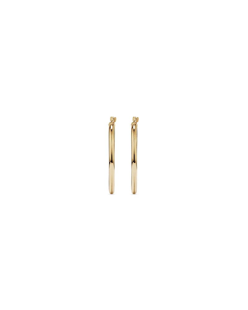 25mm Hoop Earrings in 10kt Rose Gold