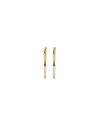 25mm Hoop Earrings in 10kt Rose Gold
