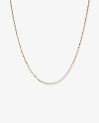 45cm (18") Hollow Belcher Chain in 10kt Yellow Gold