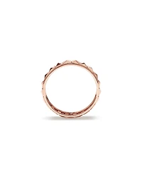 Bague Linéaire Signature Connect en Or Jaune 10 kt