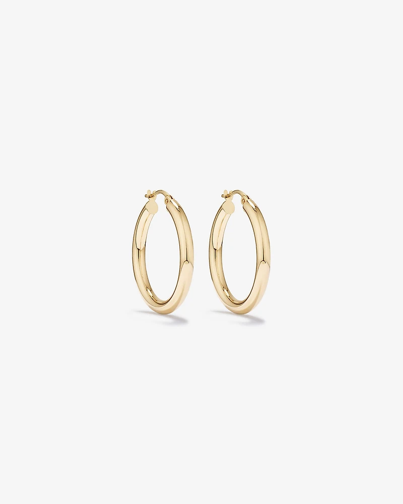 20mm Hoop Earrings in 10kt Yellow Gold