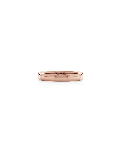Alliance demi-jonc en or rose 10 K de 3 mm