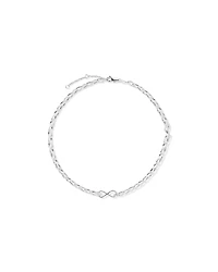 Infinity Belcher Chain in Sterling Silver