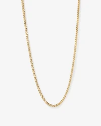 55cm (22") 5.5mm Width Semi Solid Diamond Cut Curb Chain in 10kt Yellow Gold
