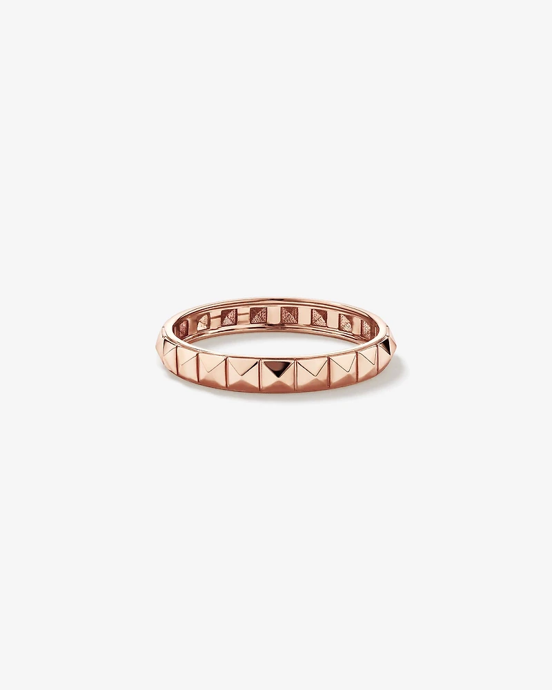 Bague Linéaire Signature Connect en Or Jaune 10 kt